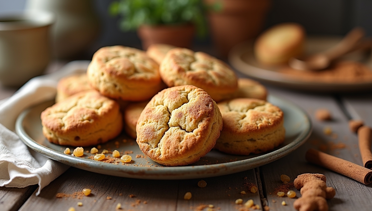 Cinnamon Ginger Biscuits: A Perfect Blend of Warm Spices and Crisp Texture